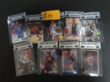 Nine (9) X the Money: Signed Basketball Cards with CAS COAs incl. KD, Scottie, The Admiral, T-MAC,