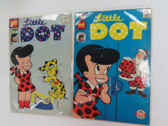 TWO (2) X the Money: 1959 Litle Dot (Harvey Comics) #46 AND #53. Vintage Comics, 10 Cent!