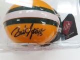 Bart Starr Signed Riddell Packers Mini Helmet with PAAS COA # 27192.