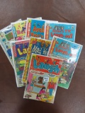 All One Money: Seven (7) Vintage Archie Series Comics and One (1) Richie Rich. nice group.