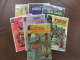 Seven (7) For ONE Money: Gold Key Comics, Vintage! incl. Turok, King Louie, Grimm's, Super Goof,