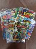 Thirteen (13) For One Money: Superman related Comic Books, DC inc. Silver and Bronze Age.