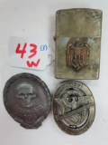Three Piece NAZI Collection For ONE MONEY! Estate Find, Age Unknown. All Three For One Money