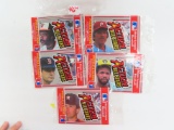 Five (5) Packs For One Money: 1983 Donruss oversized Action All Stars Cards Unopened Factory Sealed