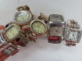 Six (6) Ladies Bracelet Watches For ONE MONEY, Untested, Estate Find, AS-IS.