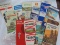 Twelve (12) Vintage Road Maps for One Money: 1962-1972 Date Range incl. Chevron, Exxon, Sinclair,