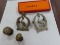 Pre 1952 Uganda Police Cap Badge & Button Lot. all one money