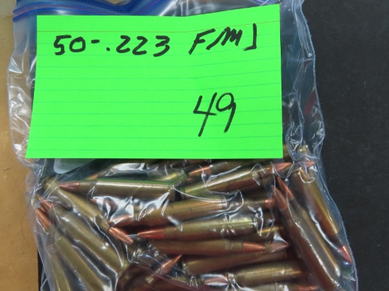 Fifty (50) .223 Remington Cartridges