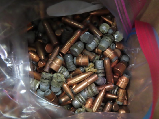 Eighteen (18) LBS Unsorted Bullets, Bulk