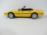 Franklin Mint 1986 Corvette in Box Yellow VGC 1:24 scale, B11RD27, in Box