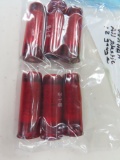 Six (6) 12GA All Plastic Self Defense Shotgun Shells made by WANDA Cartridge Co. (Houston, TX)