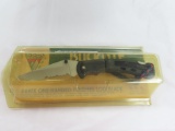Vintage Buck 444FX one handed folding lock blade, BuckLite, Flick-It. Made in USA.