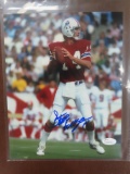 Steve Grogan Signed 8