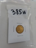 1912 GOLD $2.50 Quarter Eagle Indian Head, Actual Gold Weight = .1210oz