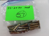 Thirty-Five (35) 25-20 Single Shot (1889), Scarce! Remington Cartridge (NOT Winchester)