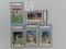 Five (5) X The Money: (4) 1973 Topps and (1) 1975 Topps Graded 9.5 baseball cards, FGS.