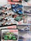 Fourteen (14) Signed Race Driver Promo Sheets incl. Tim Fedewa, Mike Wallace, Stacy Compton,