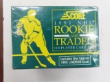 1991 Score NHL Rookie and Traded 110 Player Card Set Factory Sealed