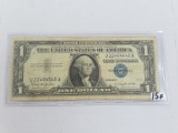 1957B $1 Silver Certificate, blue seal