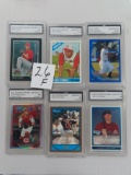 ALL ONE MONEY: Six (6) FGS Graded 10 baseball cards. All One Money