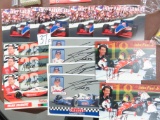 Fourteen (14) Signed Indy Promo Sheets incl. John Paul Jr., Jimmy Kite, Mark Dismore and More