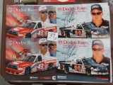 Four (4) Signed 1997 Dodge Ram NASCAR Craftsman Truck Series Promo Sheets. Lance Norick and Jimmy