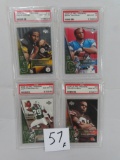 Four (4) X The Money: PSA Graded TEN 2006 Football Cards. all Rookie Cards