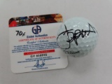 Jordan Spieth signed Golf Ball with Global COA # GV858916, online verify.