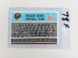 1966 Philly Gum Co. Chicago Bears Team Card #27
