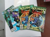 Four (4) DC Auquaman Comcs for One Money. 1986