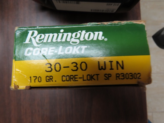 Twenty (20) Rounds: Remington Core-Lokt 30-30 Winchester, 170 grain Core Lokt SP