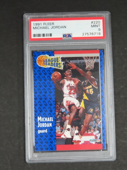 1991 Fleer Michael Jordan #220, PSA Graded 9