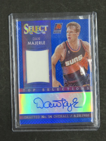 #47/49 Serial #d (short print) 2013-14 Panini Select Signed Dan Majerle Game Used Jersey Card. #23