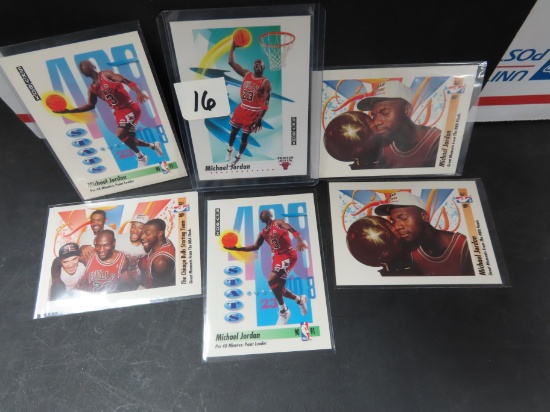 SIX (6) 1991-92 Skybox Michael Jordan Cards For One Money! incl #39