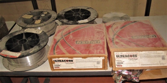6 spools of welding wire