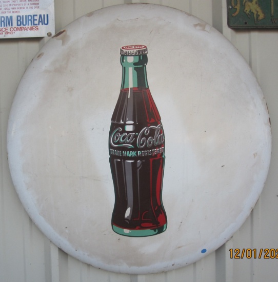 Vintage Rare Coca Cola Button sign