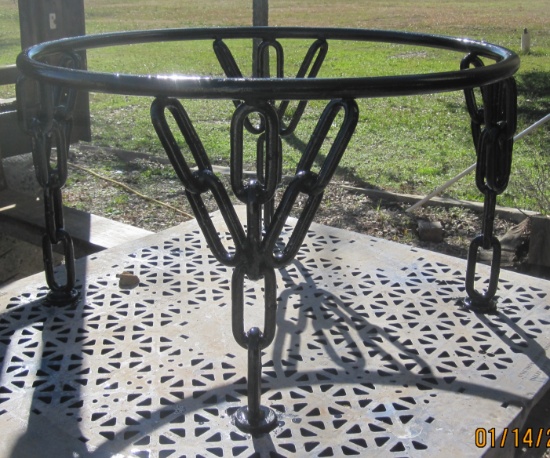 Custom welded chain Cocktail Table