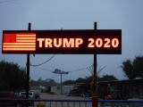 Lighted Outdoor Sign