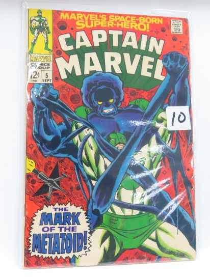 Captain Marvel #5 1968 The Mark Of The Metazoid