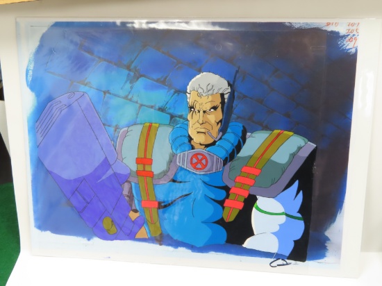 Hand Painted Production Animation Cel from the X-MEN animated series, with COA from AIA