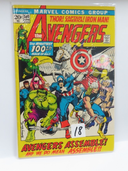 Avengers #100, Smith art and cover, 1972