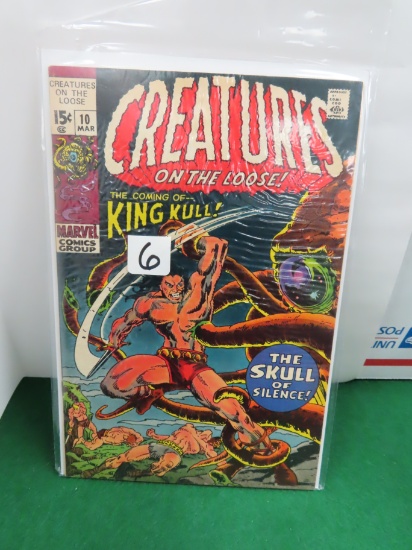 Creatures On The Loose #10 1st Full Appearance of King Kull 1971