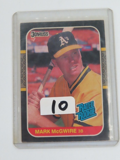 1987 Donruss Mark McGwire Rated Rookie Card # 46