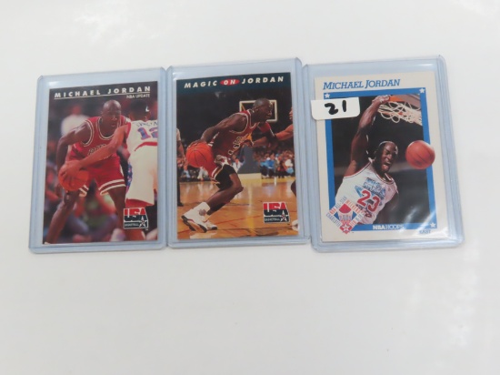 One Money: Three (3) Early 1990's Jordan cards