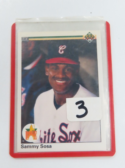 1990 Upper Deck #17 SAMMY SOSA RC Rookie! WHITE SOX!