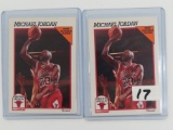 TWO (2) For One Money: Michael Jordan 1991-92 Hoops #30