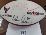 Matt Schaub Signed Texans Football, 100% Guaranteed Authentic. Also one other Signature