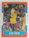 1986 Fleer Basketball James Worthy #131