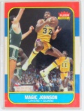 1986 Fleer Basketball Magic Johnson #53