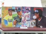 Four (4) 1990 Baseball Becketts For One Money incl covers of Frank Thomas, Cal Ripken, A-Rod and